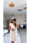 Kadın Polo Yaka Mini Elbise