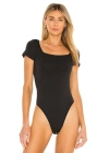 Kadın Sıfır Kol Sırtı Dekolteli Çift Kat Ipek Jarse Bodysuit