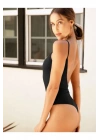 Kadın Sırt Dekolte Askılı Ipek Jarse Bodysuit
