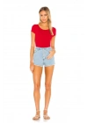 Kadın Sırt Dekolteli Bisiklet Yaka Ipek Jarse Bodysuit