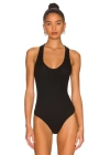 Kadın Siyah Ipek Jarse Bodysuit