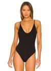 Kadın Siyah Ipek Jarse Bodysuit