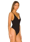 Kadın Siyah Ipek Jarse Bodysuit