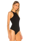 Kadın Siyah Ipek Jarse Çıt Çıt Kapamalı Bodysuit