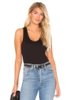 Kadın Siyah Kalın Askılı Ipek Jarse Bodysuit
