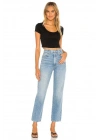 Kadın Siyah Kısa Kol U Yaka Ipek Jarse Crop Top