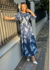 bysoca Kadın Günlük Oversize Üç İplik Bisiklet Yaka Baskılı SweatShirt - Siyah