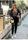Kadın Uzun Kollukrep üçlü Takım