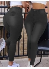 Kadın Yüksek Bel Dar Kesim Kot Pantolon