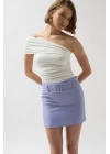 Kemerli Mini Etek
