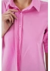 Kısa Kol Gömlek 20312 - Pembe