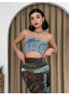 Lara Transparan Midi Etek