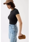 Likralı Basic T-Shirt