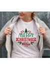 MERRY CHRISTMAS From The Miller Baskılı T-shirt - Beyaz