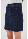 Mini Kot Etek 8037 - Lacivert