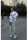 Mirian Sırt Dekolteli Gömlek 3228-08