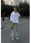 Mirian Sırt Dekolteli Gömlek 3228-08
