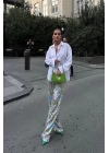 Mirian Sırt Dekolteli Gömlek 3228-08