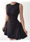 bysoca Kadın Günlük 23 Gr Poly Viscose Full Lycra İspanyol Paça Pantolon - Vizon