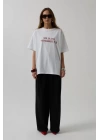 Ön Baskılı Oversize T-Shirt