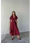 bysoca Kadın Günlük Gabardin Kumaş Yüksek Bel Pantolon 92cm Sbel 31cm - Parlament