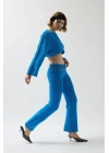 Oversize Triko Bluz Pantolon Takım