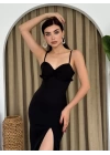 Papalia Sırt Detaylı Elbise