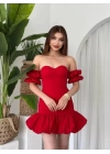 Peyda Straplez Elbise