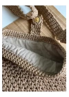 Pinterest Çanta El Örgü Kahverengi Hasır