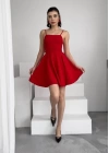 Pole İp Askılı Elbise