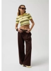 Polo Yaka Crop T-Shirt