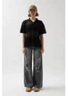 Polo Yaka TransparanT-Shirt