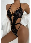 Şık Siyah Dantelli Babydoll Gecelik TM1297
