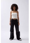 Straplez Dokulu Crop