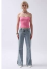Straplez Dokulu Crop
