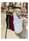 Tek Omuz Gofre Crop - Esnek, Modern Ve Şık