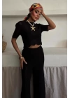 Triko Bluz Pantolon İkili Takım 10084-025