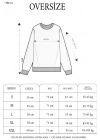 Unisex Üç İplik Parçalı Yakalı SweatShirt - Kırmızı