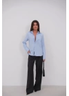 Vatkalı Oversize Gömlek