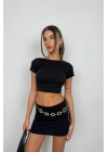 Yarım Kol Basic T-Shirt