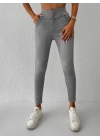 Yüksek Bel Likralı Jean Pantolon 90 Cm