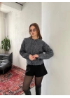 Yumuşak Dokulu Triko Kazak - Gri