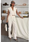 Zoe Crop Yelek Takım 9744-08