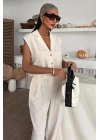 Zoe Crop Yelek Takım 9744-08