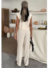 Zoe Crop Yelek Takım 9744-08