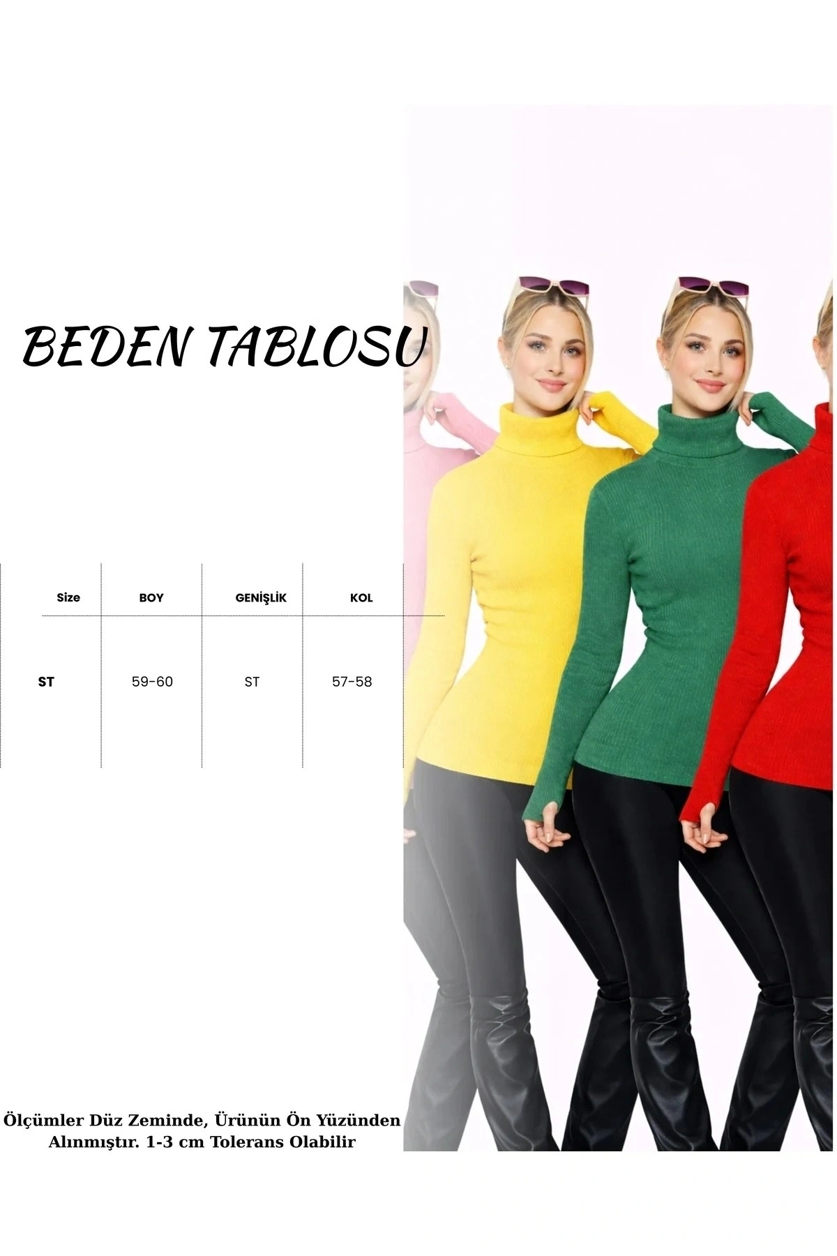 Kadın Siyah Krem Balıkçı Yaka Parmak Geçmeli Fitilli Triko 2li Body Kazak Seti