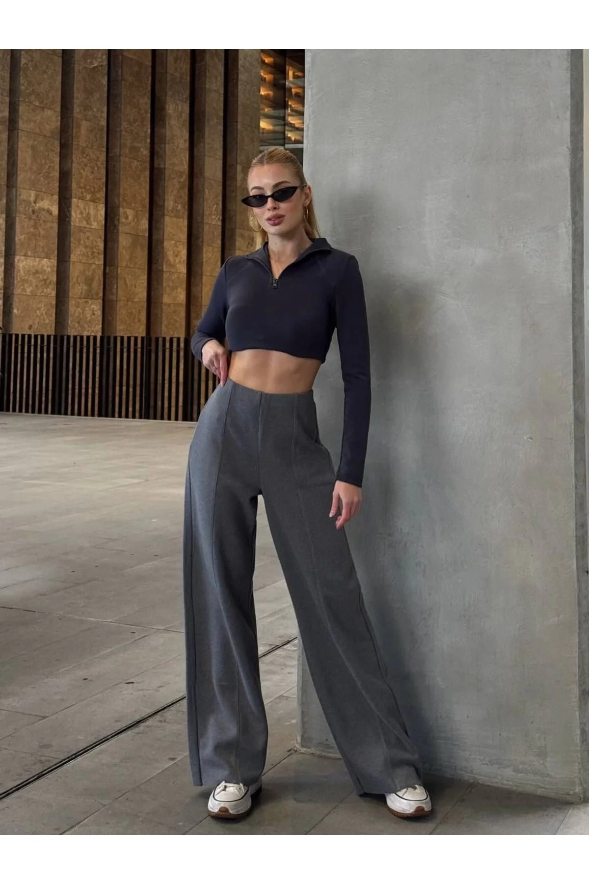 Ön Dikiş Detaylı Selanik Pantolon