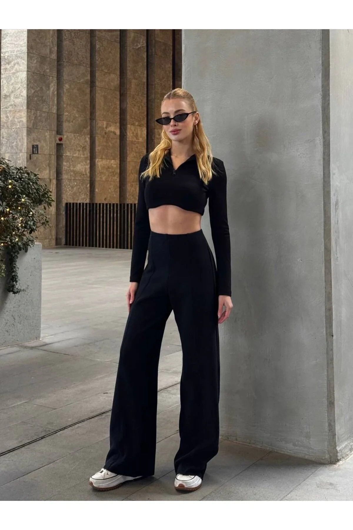 Ön Dikiş Detaylı Selanik Pantolon