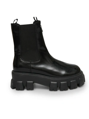 Prada 08 Siyah Yarım Bot Kadın Ayakkabı