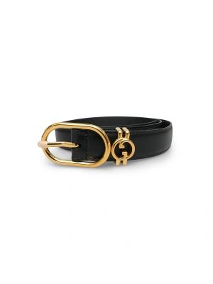 Gucci K02 Siyah Gold Kalın Kadın Kemer